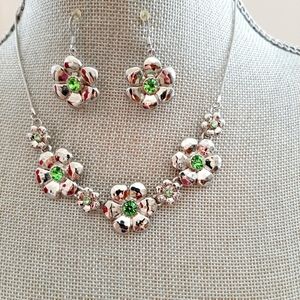 Flower Jewelry Set